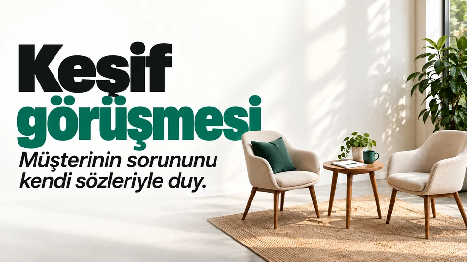 Müşteri keşif görüşmesinde hangi sorular sorulur? için kapak görseli