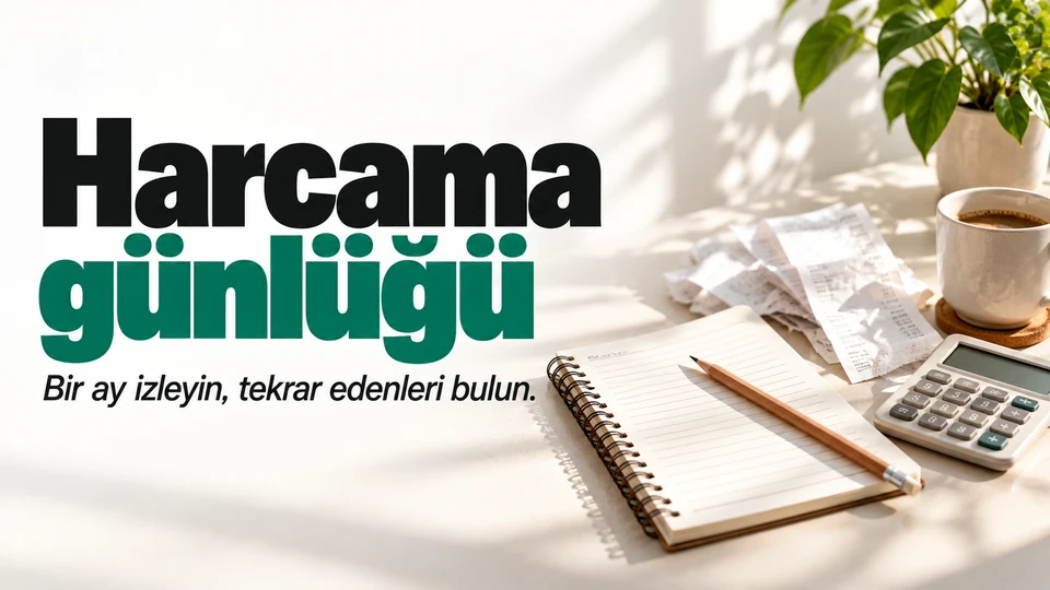 Harcama günlüğü tutarak paranızın nereye gittiğini nasıl anlarsınız? için kapak görseli