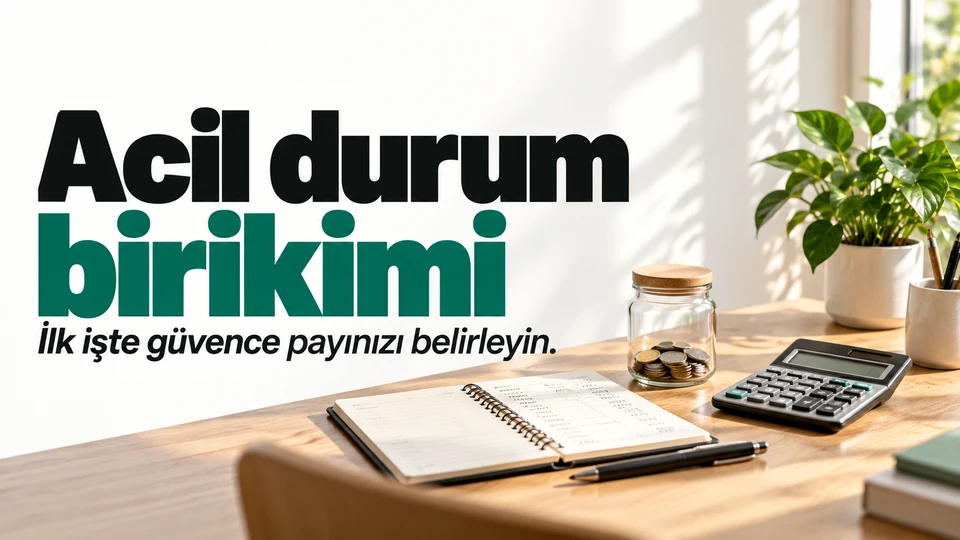 İlk işinizde acil durum birikimi hedefini nasıl belirlersiniz? için kapak görseli