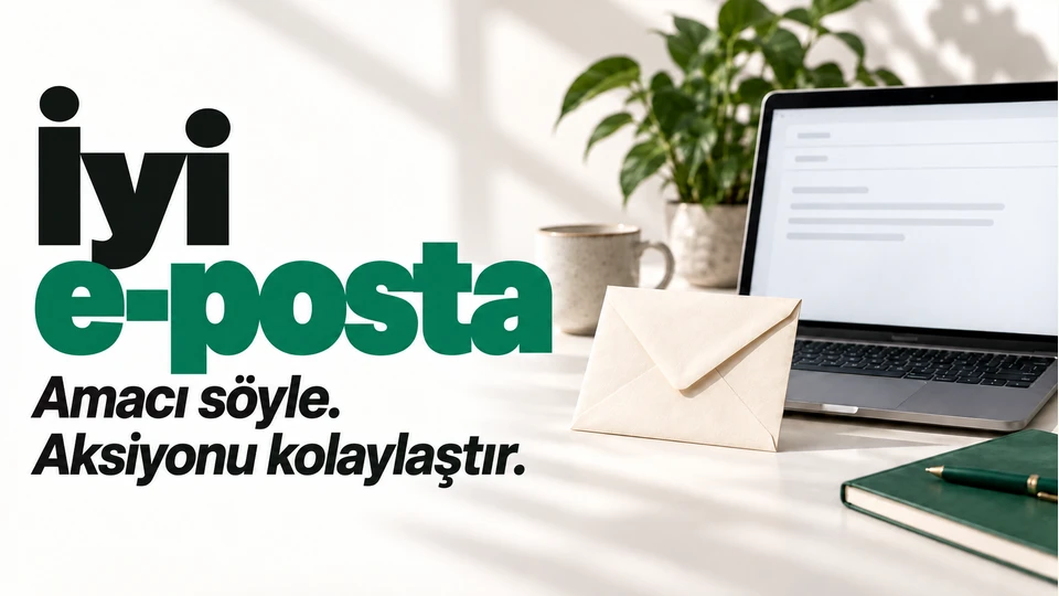 Profesyonel e-posta nasıl yazılır? Amaçtan aksiyona yapı için kapak görseli