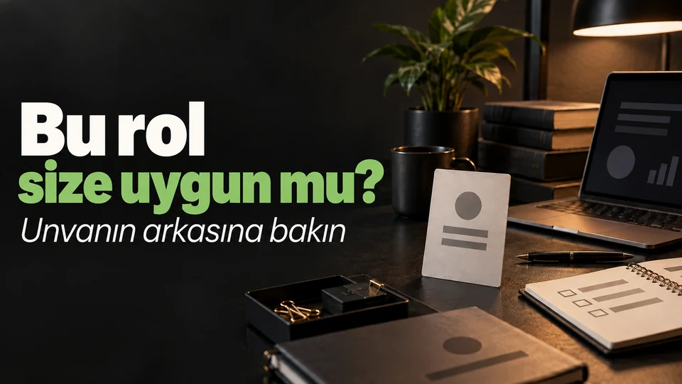 Bu rol size uygun mu? Unvanın arkasına bakın. Unvan kartının arkasında görünen görev objeleri.