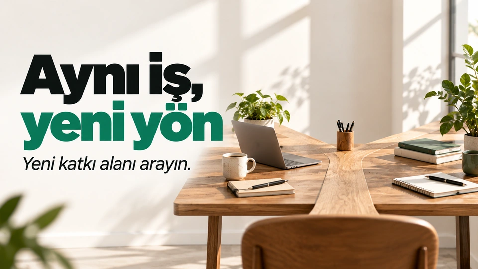 Aynı iş yeni yön başlığı yanında farklı çalışma alanlarına açılan masa