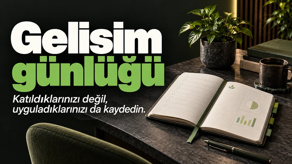 Gelişim günlüğü: Ayraçlı günlük ve çalışma örnekleri.