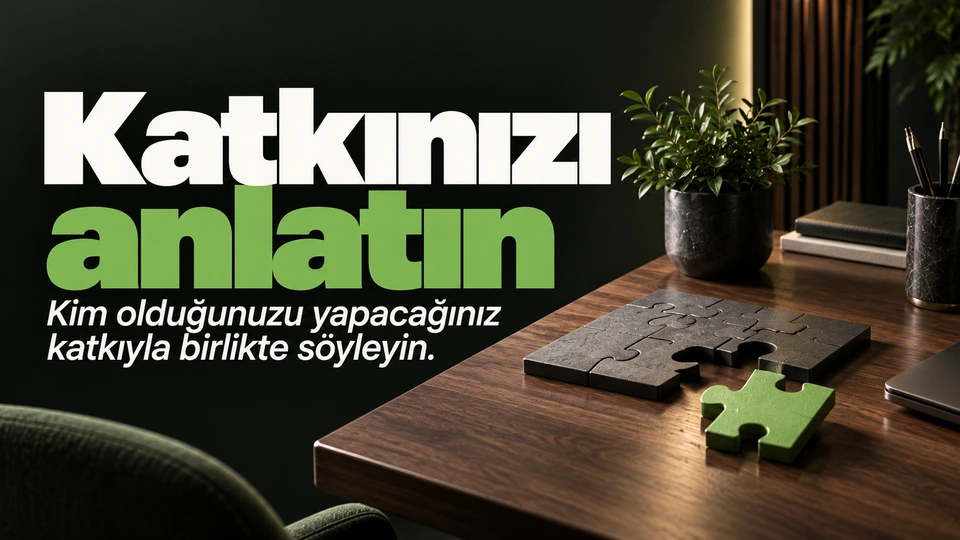 Katkınızı anlatın: Tek kart ve projeye eklenen bir parça.