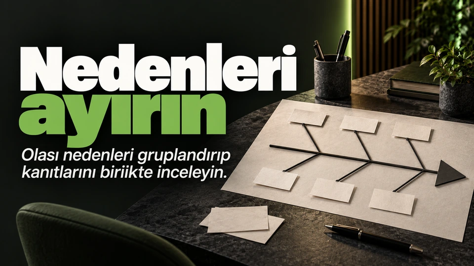 Nedenleri ayırın: Dallanan fiziksel şema ve boş kartlar.