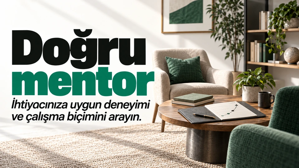 Doğru mentor: Karşılıklı koltuklar ve gelişim dosyası.