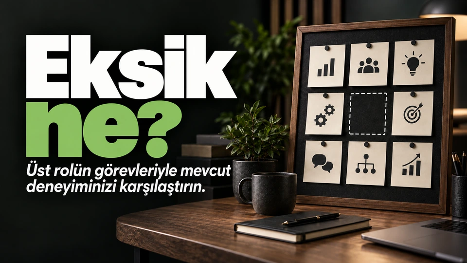 Eksik ne?: Eksik parçası görünen görev panosu.