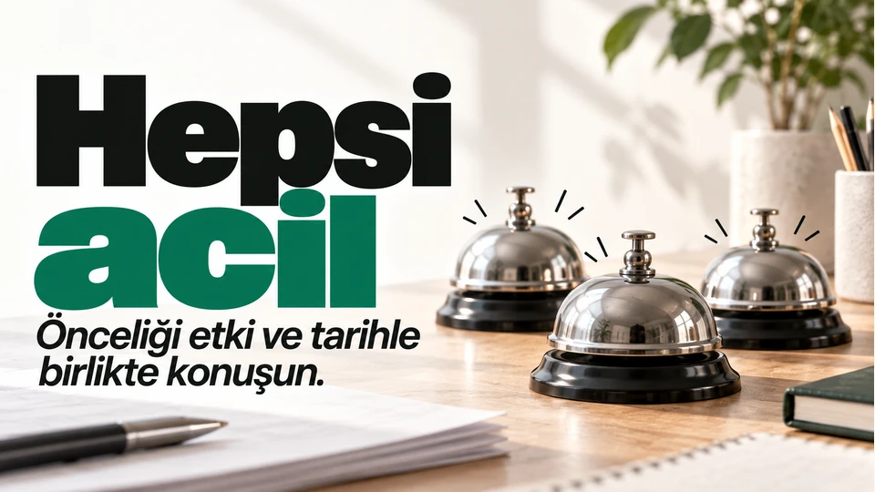 Her iş acil görünüyorsa önce hangisini yapmalısınız? için kapak görseli