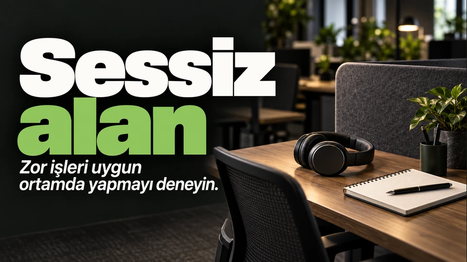 Açık ofiste dikkatiniz dağılıyorsa çalışma düzeninizi nasıl ayarlarsınız? için kapak görseli
