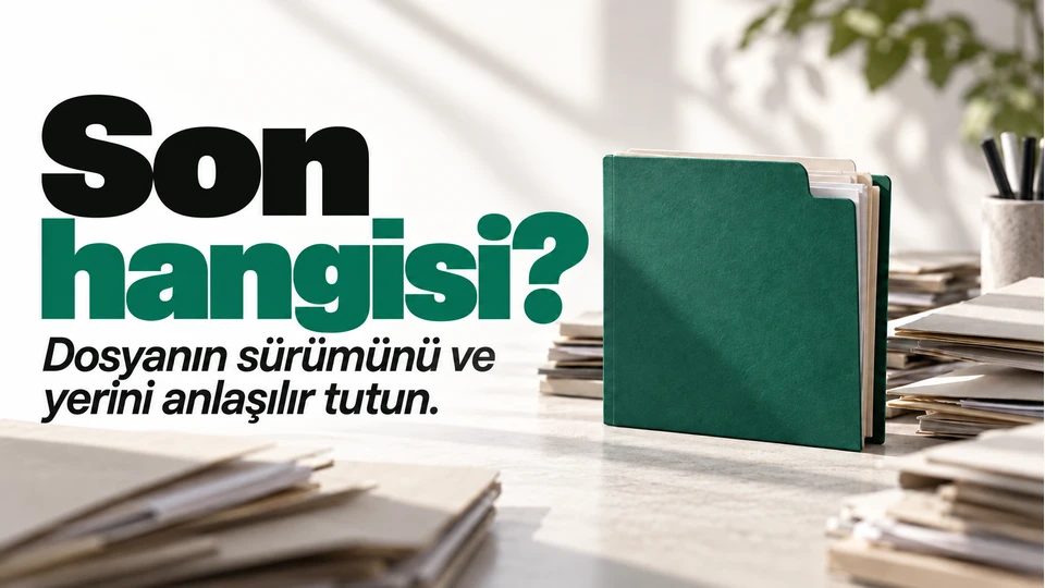 Dosya adları ve sürümler karışmadan nasıl çalışırsınız? için kapak görseli