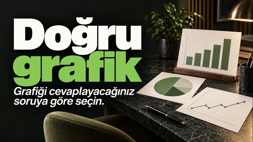 Veriyi anlatırken hangi grafik türünü seçmelisiniz? için kapak görseli