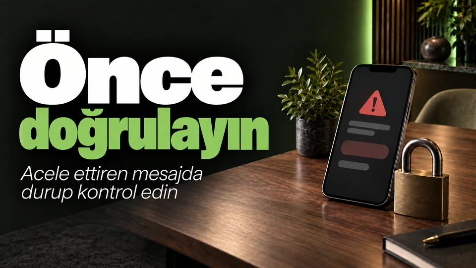 Önce doğrulayın başlıklı kişisel finans kapağı; Telefon ve kilit.