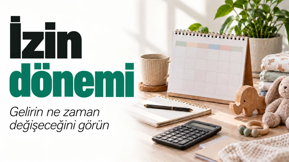 İzin dönemi başlıklı kişisel finans kapağı; Aile takvimi.