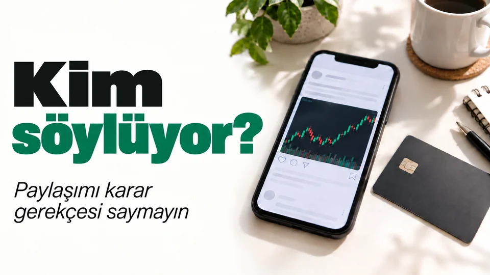 Kim söylüyor? başlıklı kişisel finans kapağı; Telefon ve kaynak kartı.